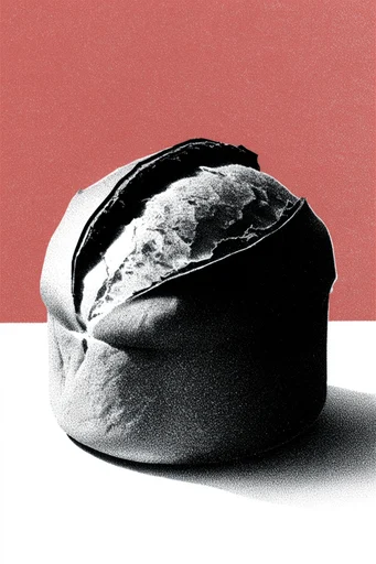 Graphic Print Noir style reference image — analog photocopy texture