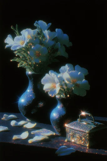 Nocturnal Retro Surrealism style reference image — 1980s airbrush illustration