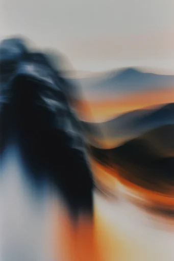 Ethereal Nostalgic Abstraction style reference image — intentional motion blur