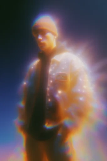 Luminous Nocturnal Dreamscape style reference image — chromatic aberration