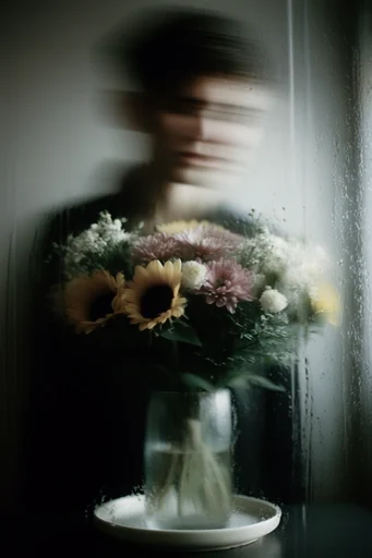 Cinematic Obscured Melancholy style reference image — atmospheric urban bokeh