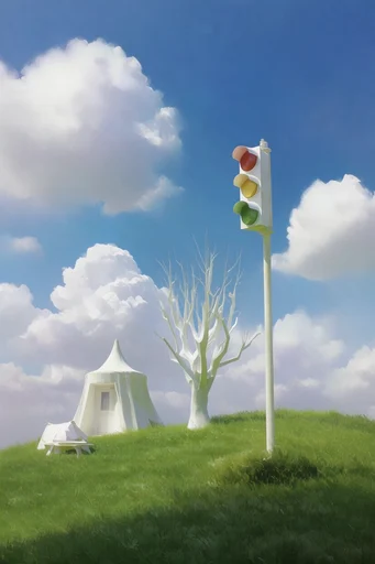 Surreal Liminal Pastoral style reference image — magical realism