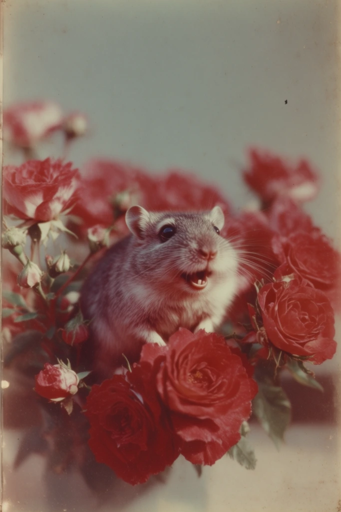 Nostalgic Botanical Surrealism style AI image example 3