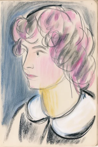 Expressive Hand-Drawn Sketchbook moodboard — generate AI images in this style