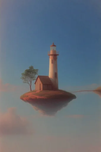 Ethereal Surrealist Geometry style reference image — magical realism