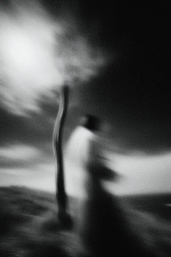 Ethereal Noir Grain style AI image example 2