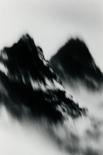 Kinetic Noir Spectralism style reference image — low-key noir