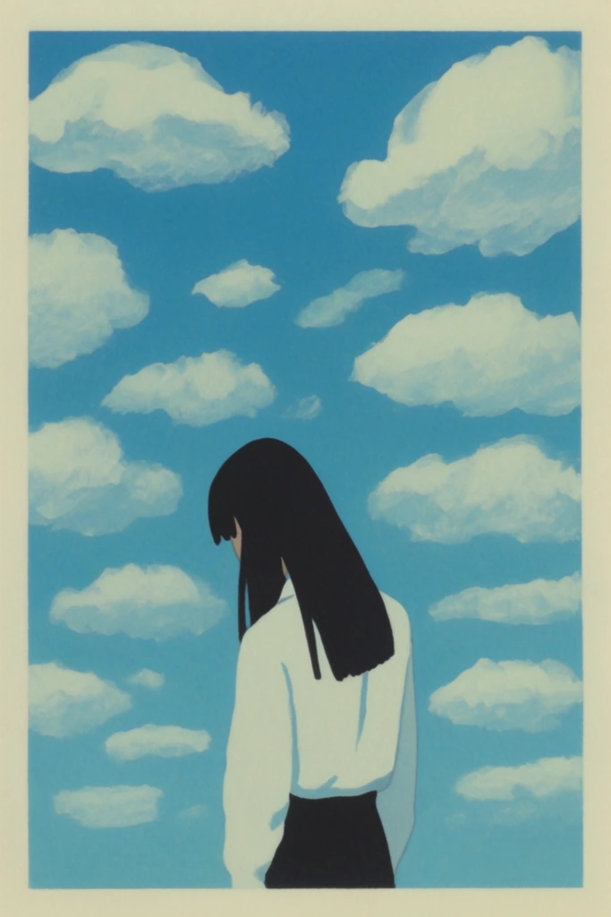 Nostalgic Painterly Minimalism style AI image example 1