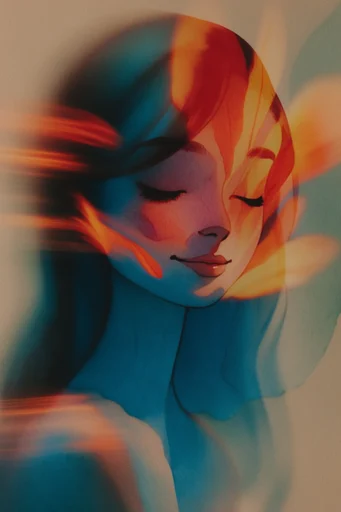 Luminous Kinetic Fluidity style reference image — dreamy soft focus