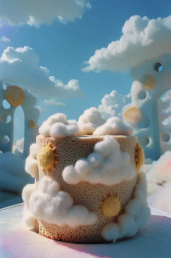 Surreal Pastoral Technicolor style reference image — soft focus