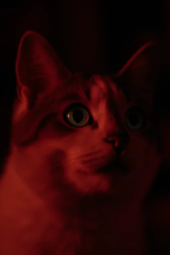 Cinematic Crimson Noir style reference image — extreme close-up