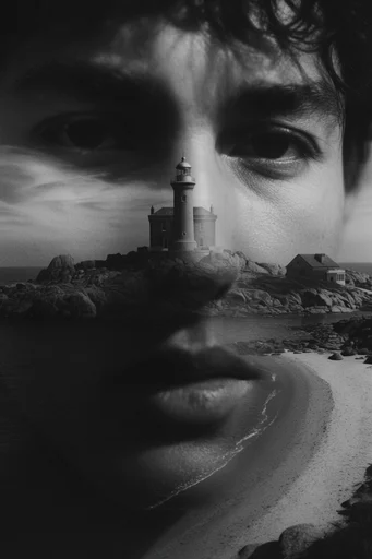 Raw Cinematic Noir style reference image — raw human emotion