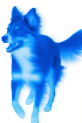 Spectral Glitch Surrealism style reference image — high-contrast flash photography
