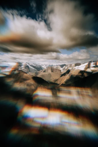 Ethereal Prismatic Refraction style reference image — prismatic light refraction