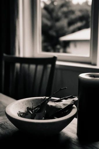 Intimate Chiaroscuro Noir style reference image — chiaroscuro lighting