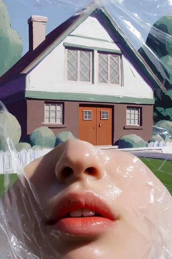 Tactile Gloss Distortion style AI image example 4