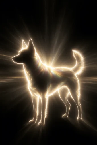 Ethereal Prismatic Luminance style reference image — anamorphic lens flare