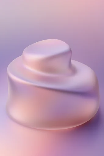 Ethereal Liquid Iridescence style reference image — minimalist digital tranquility