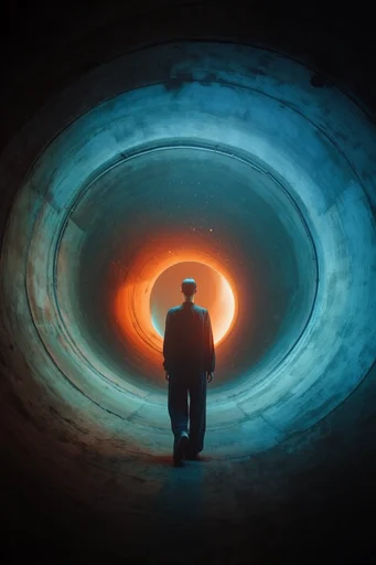 Monolithic Cosmic Noir moodboard — generate AI images in this style