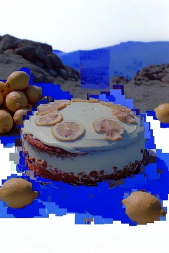Digital Glitch Surrealism style reference image — organic and digital juxtaposition