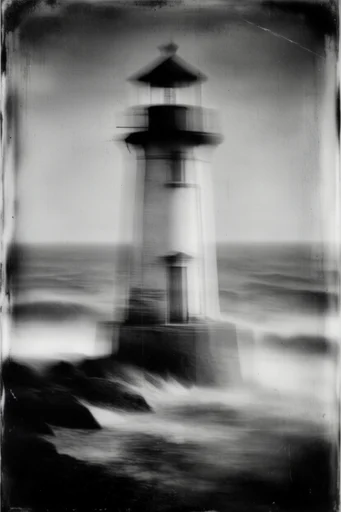Decayed Spectral Gothic style reference image — ghostly spirit photography