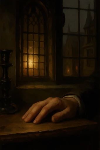 Moody Tonalist Romanticism style reference image — chiaroscuro lighting