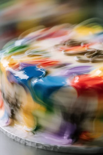 Kinetic Velocity Blur style reference image — abstract velocity