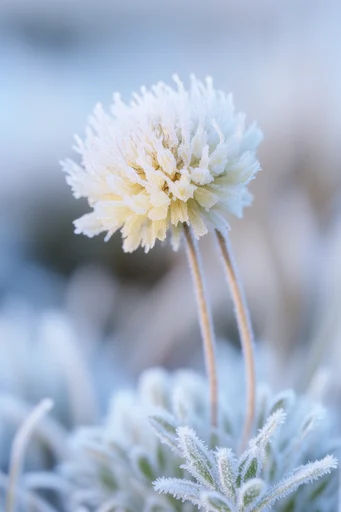 Ethereal Frost Botanical style AI image example 2