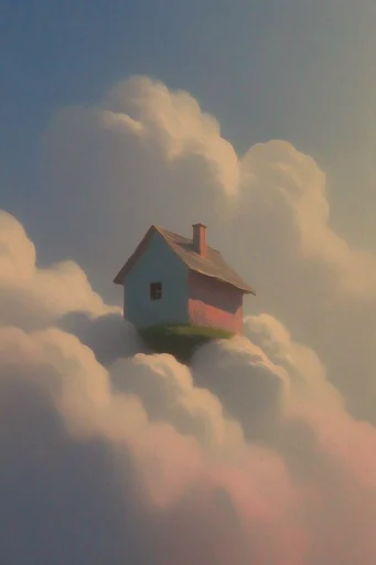 Nostalgic Surreal Solitude style AI image example 4