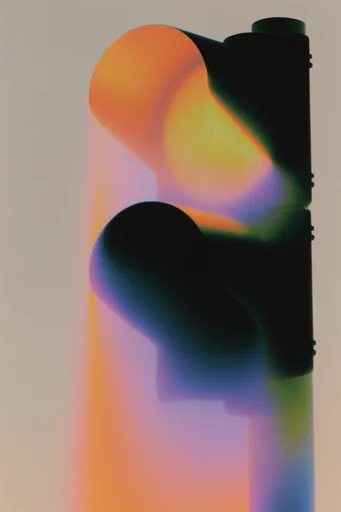 Spectral Organic Surrealism style reference image — thermal chromatic gradient