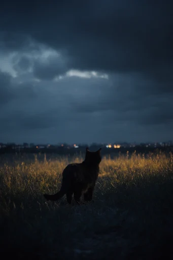 Luminous Melancholic Twilight style reference image — soft focus