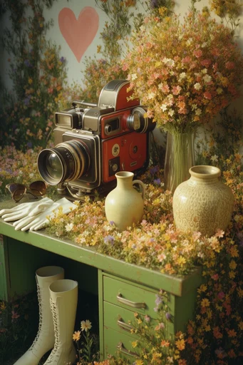 Overgrown Analog Surrealism style reference image — analog surrealism