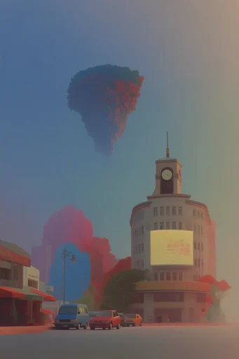 Ethereal Surrealist Geometry style reference image — surrealist dreamscape