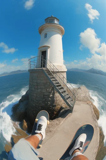 Dynamic Fisheye Action style reference image — urban action