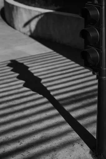 Stark Geometric Chiaroscuro style reference image — chiaroscuro lighting