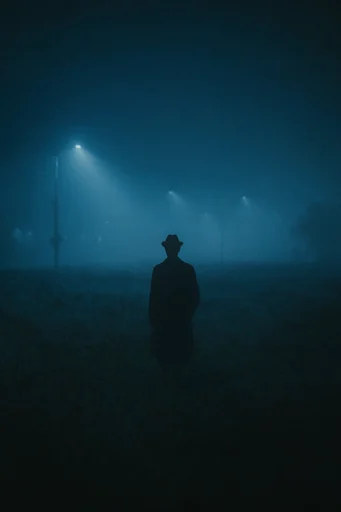 Cinematic Nocturnal Noir style AI image example 2