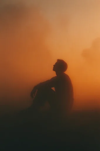 Amber Atmospheric Solitude moodboard — generate AI images in this style