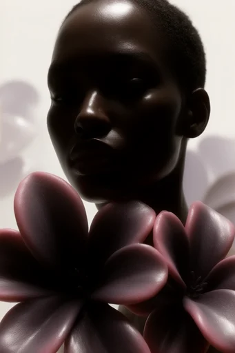 High-Contrast Sculptural Minimalism style reference image — sculptural lighting