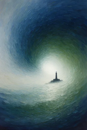 Atmospheric Swirling Impressionism style reference image — textured impasto style