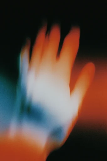 Spectral Glitch Aura style reference image — stark silhouette