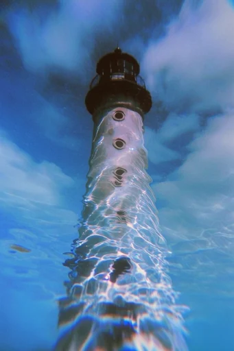 Submerged Analog Glitch style reference image — chromatic aberration
