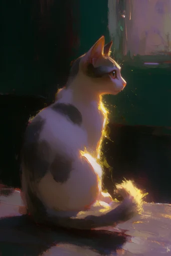 Cinematic Chiaroscuro Painterly style reference image — deep earth tones