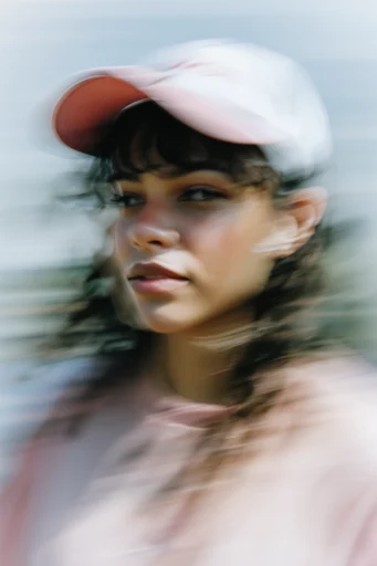 Dynamic Velocity Blur style reference image — vibrant color streaks