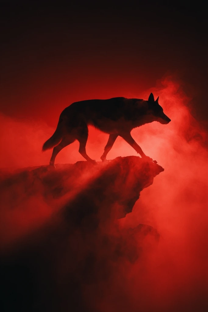 Crimson Void Surrealism style AI image example 3