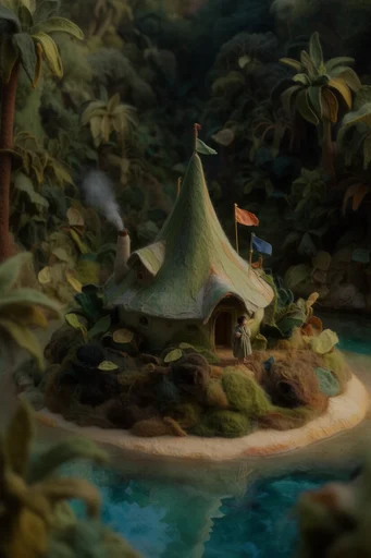 Earthy Atmospheric Realism style reference image — tactile organic textures