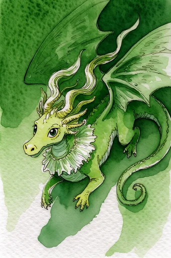 Tactile Verdant Illustration style reference image — aerial perspective