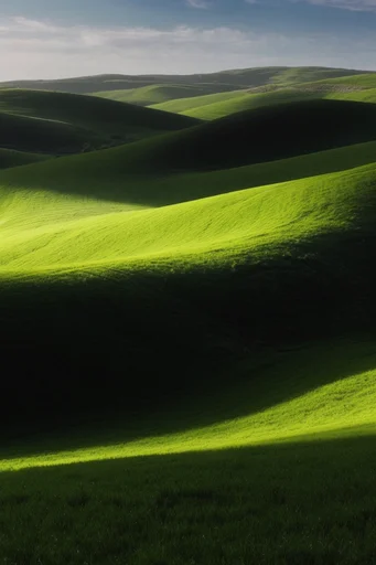 Velvety Verdant Minimalism style reference image — velvety green texture