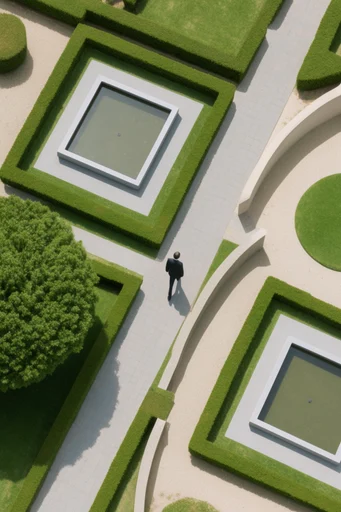 Structured Geometric Nature moodboard — generate AI images in this style