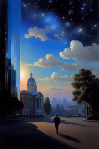 Celestial Surrealist Vision style reference image — celestial surrealism