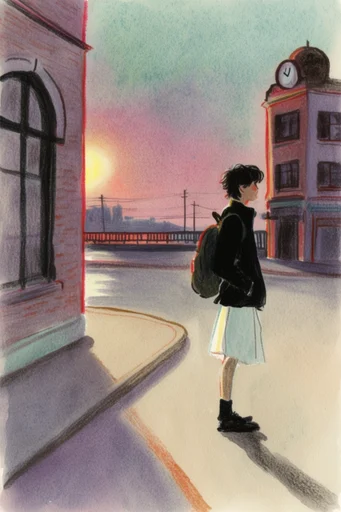 Moody Nocturnal Pastoral style reference image — moody atmospheric illustration